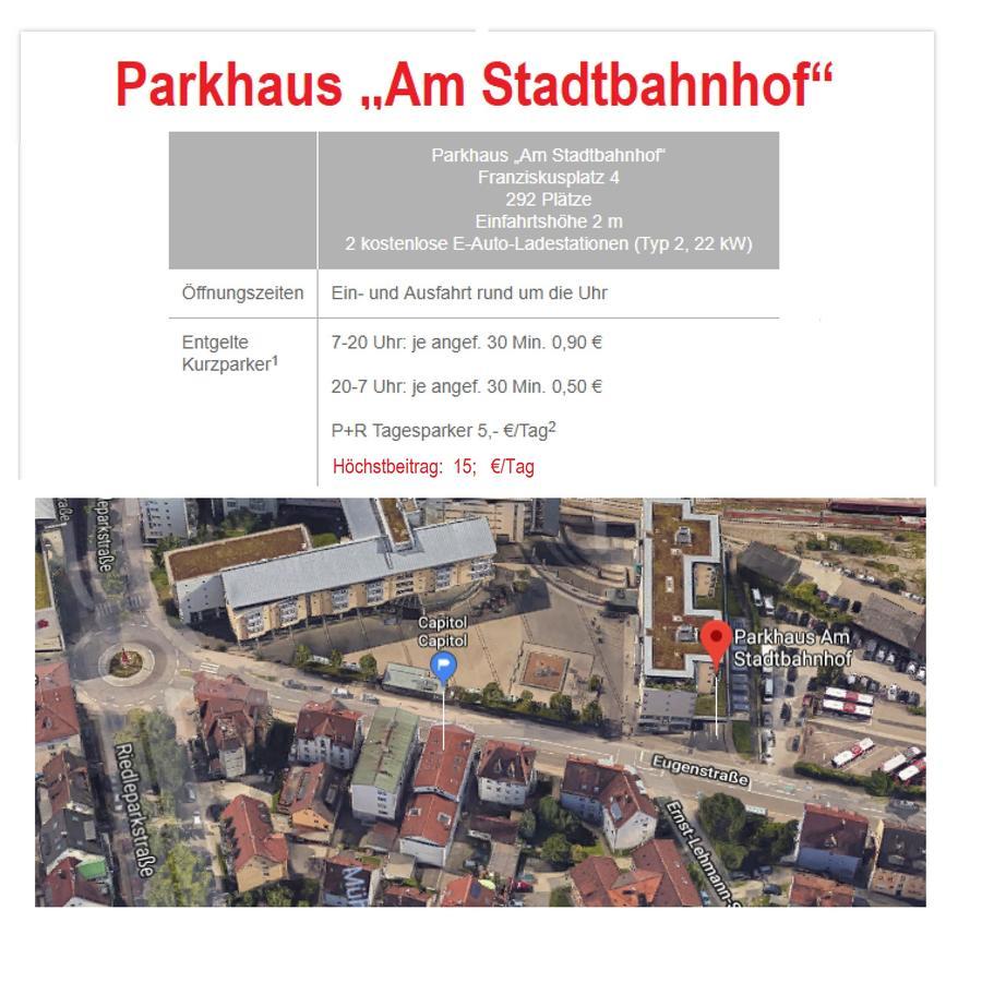 Hotel Capitol Zentrum - 24H - Friedrichshafen Kültér fotó